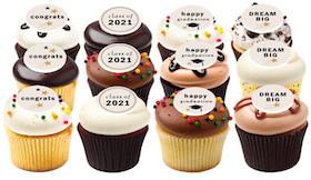 2021 Graduation Dozen Georgetown Cupcake