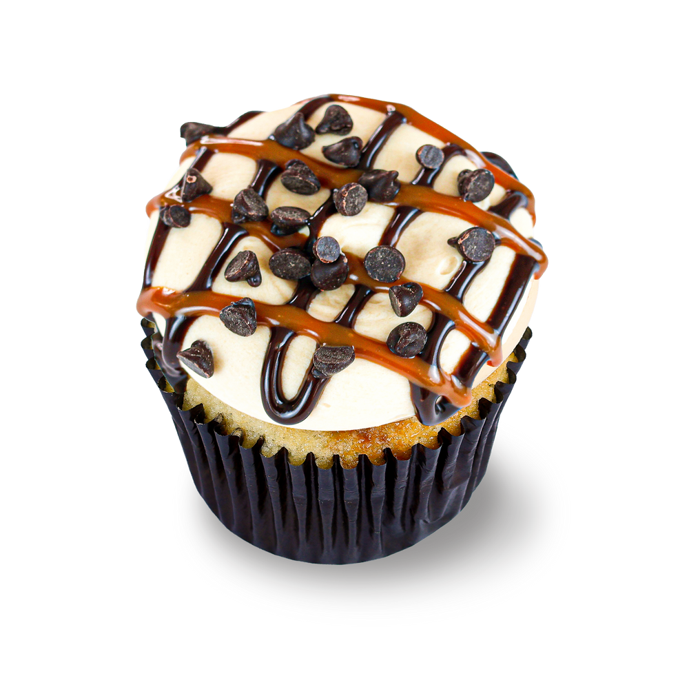 Salted Caramel Chocolate Chip Cheesecake